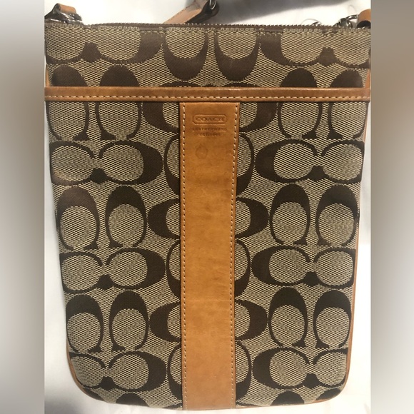 COACH SMALL CANVAS SLING BAG - Picture 2 of 9